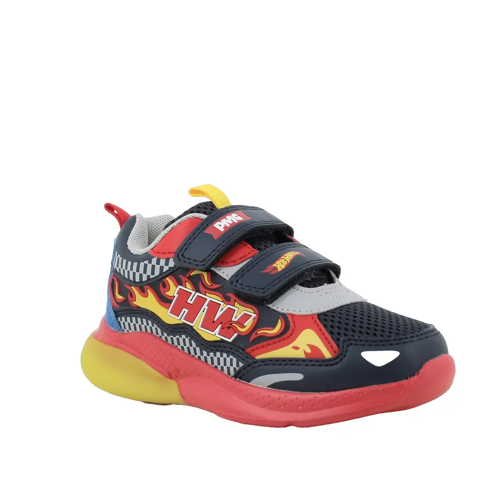 Hot Wheels Sneakers m. Ljus - Navy/navy-rosso - 30 | Barnskor - Sneakers - Sneakers med lampor | BabyMode