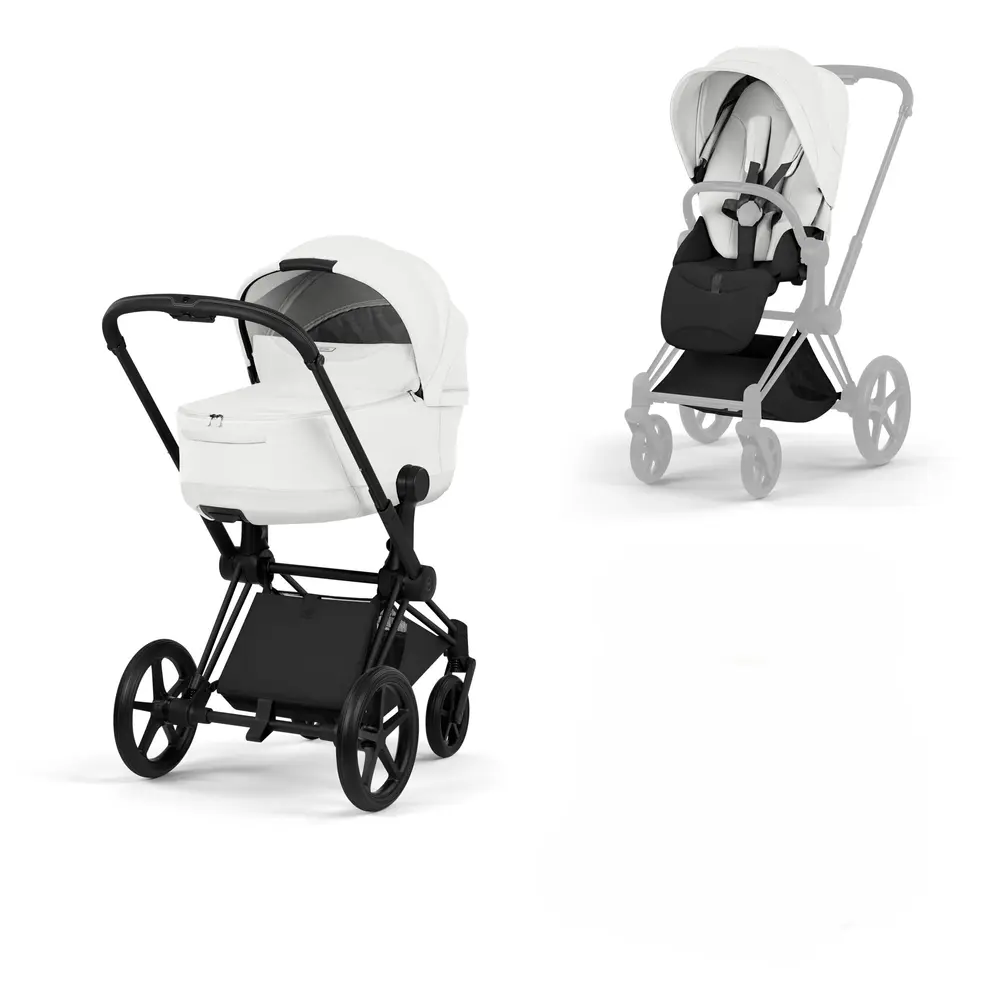 Cybex Priam Style Sittvagn - Peach Pink/Matt Black
