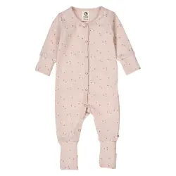 Jumpsuit med Fot Stars Rib - Nightingale/ Walnut/ Daydream | Kläder - Bodys & overaller - Jumpsuit utan fot | BabyMode