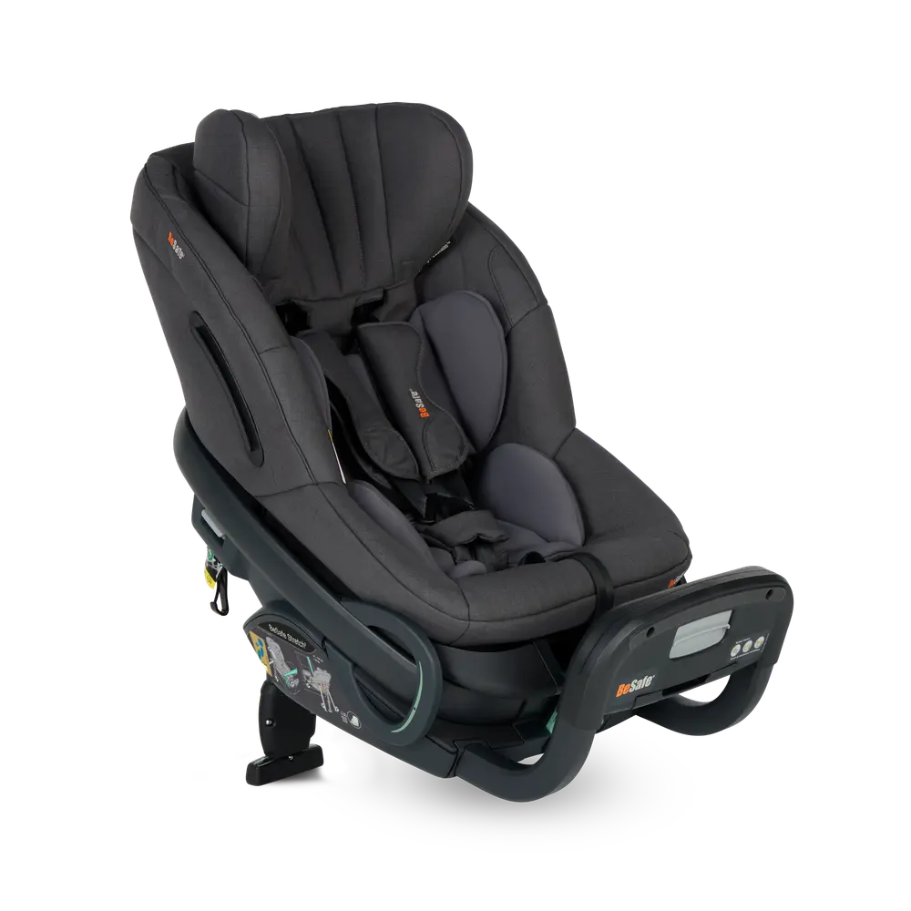 BeSafe Stretch² Bilbarnstol - Dark Grey Mélange | Bilbarnstolar - Bakåtvända bilbarnstolar 9-36 Kg - Bakåtvända bilbarnstolar upp till 36 kg | BabyMode