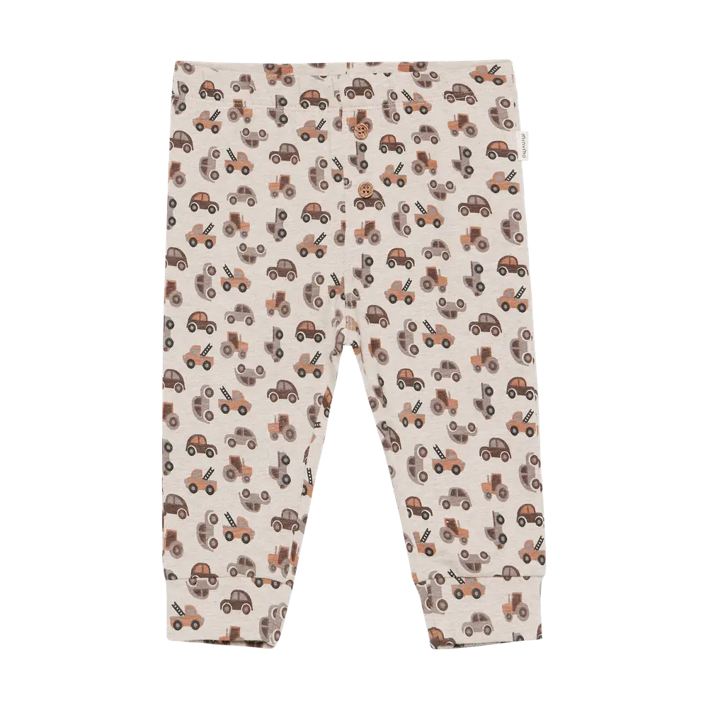 Minymo Byxor - Beige Melange - 86
