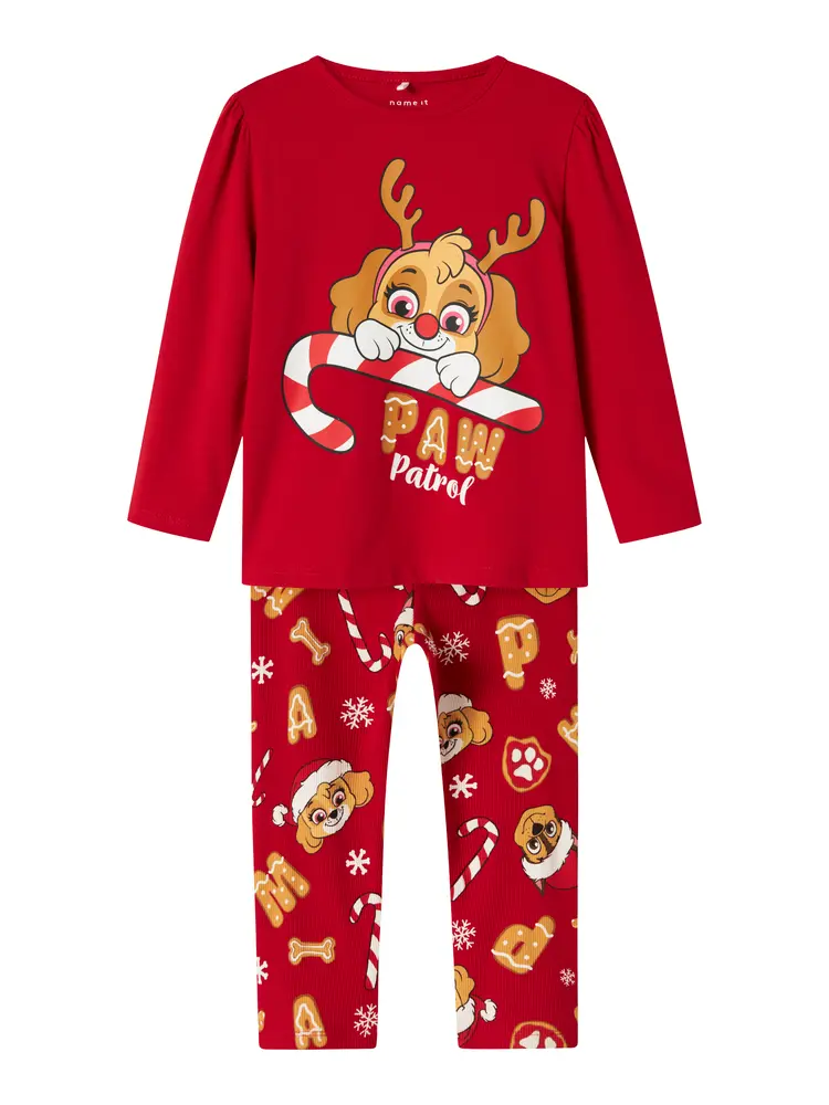 Sarba Paw Patrol Pyjamas set - Barbados Cherry - 92 | Barnkläder - Underkläder & pyjamas - Nattlinnen & pyjamas | BabyMode