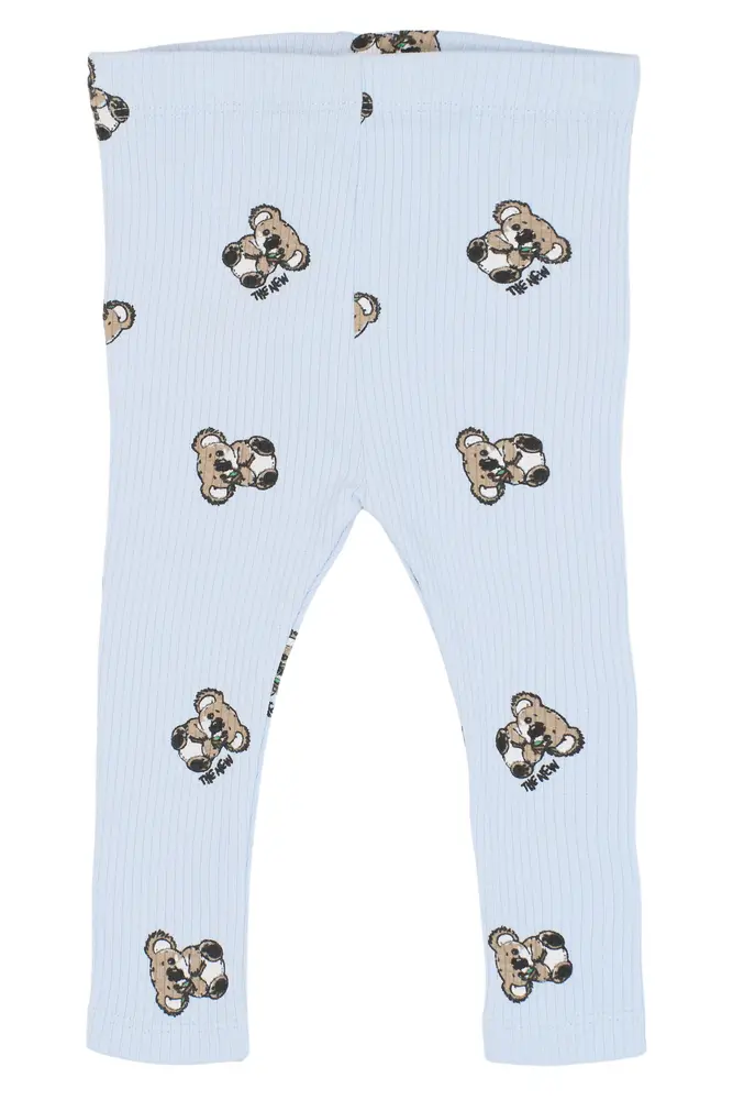 Topper Rib Leggings - Heather AOP - 92 | Barnkläder - Underdelar - Leggings | BabyMode