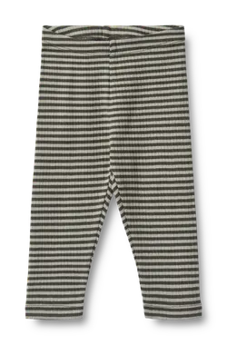 Jersey Leggings Jules - Winter Forest Stripe | Kläder - Underdelar - Leggings | BabyMode