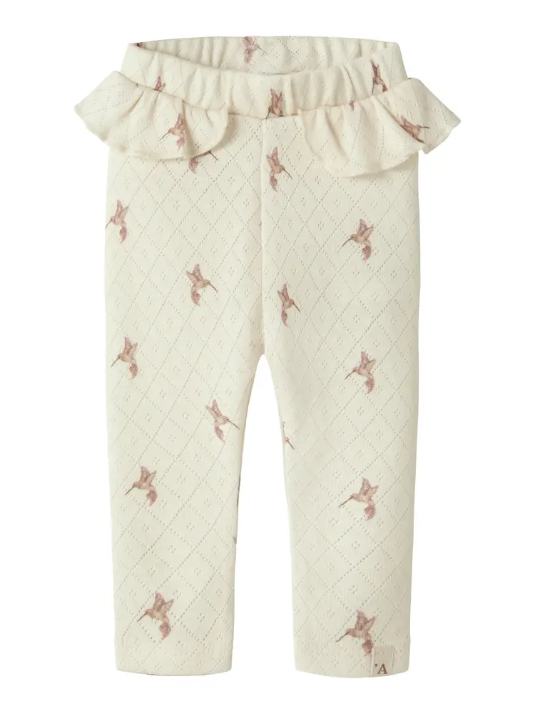 Lil' Atelier Rachello Sig Slim Leggings - Turtledove - 74