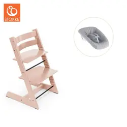 Tripp Trapp Stol bok & Newborn Set - Serene pink | Baby & Barn | BabyMode