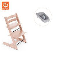 Tripp Trapp Stol & Newborn Set - Serene pink