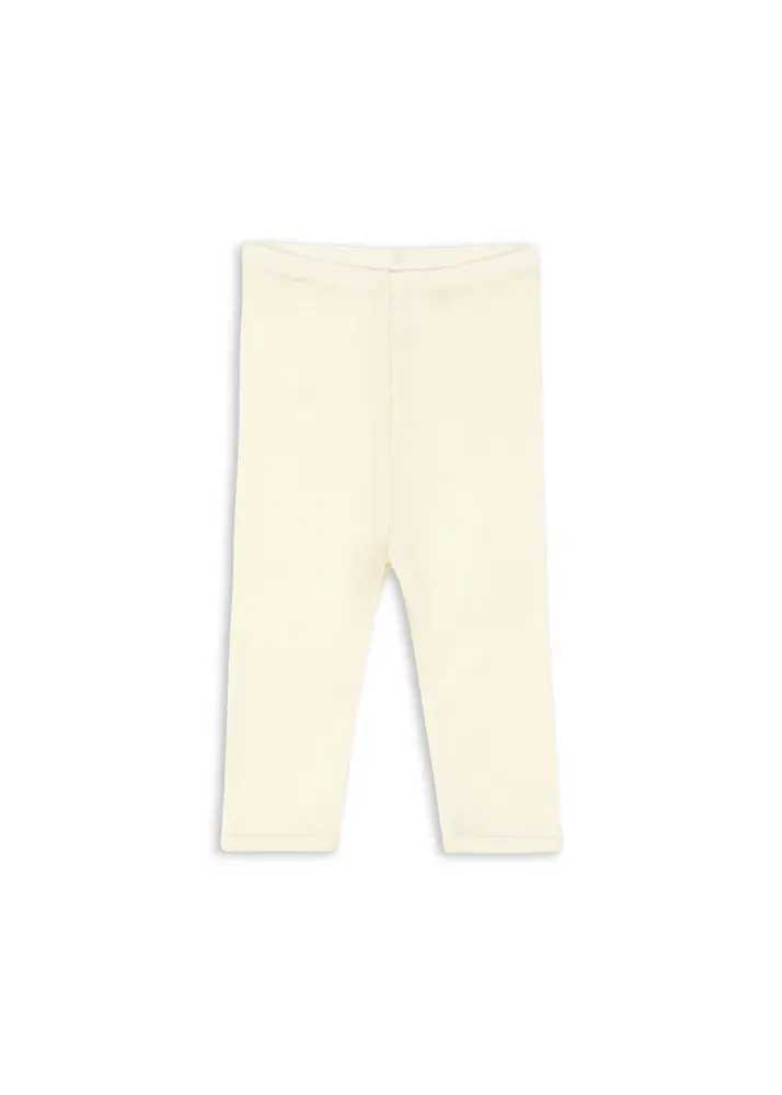 Fanga Erba Ull Leggings - Beige Melange - 3 MDR. | Barnkläder - Underdelar - Leggings | BabyMode