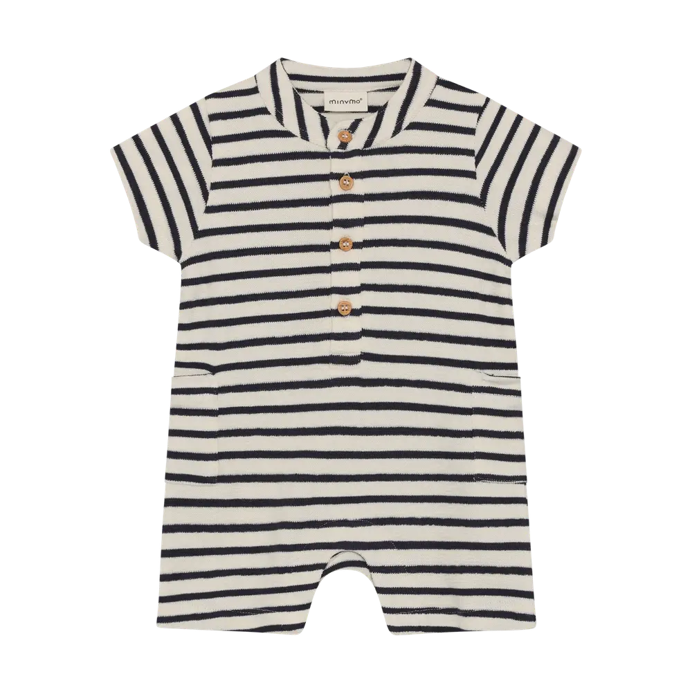 Jumpsuit m. Ränder - Vanilla Ice - 68 | Barnkläder - Bodys & overaller - Jumpsuit utan fot | BabyMode