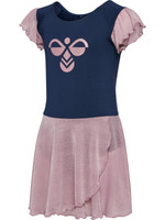 Jr Mix Glitter Klänning - Black iris