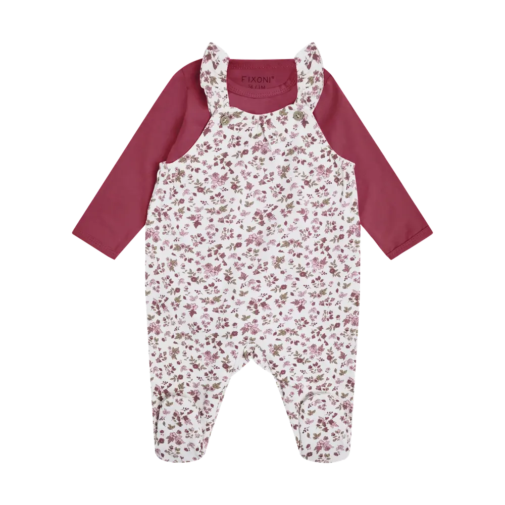Fixoni Set m. Body och Romper - Nostalgia Rose - 44