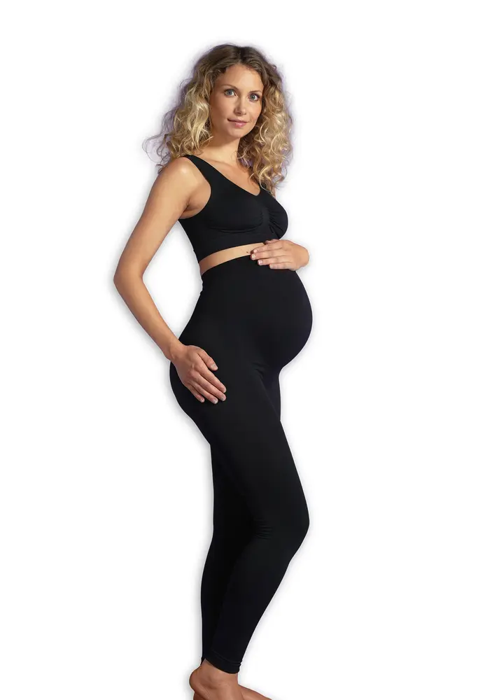 Gravidleggings Svart | Graviditet & Amning - Gravidkläder - Leggings/strumpbyxor | BabyMode