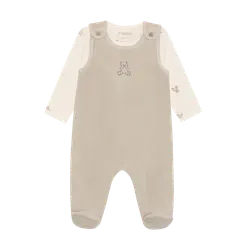 Set m. Body och Velour Romper - Pure Cashmere | Kläder - Set & Multipack - Bodys | BabyMode