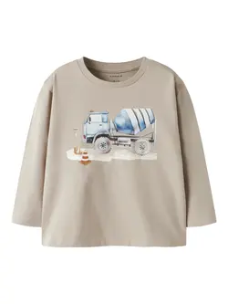 Långärmad Tröja Nari - Island Fossil | Kläder - Toppar - Blusar | BabyMode