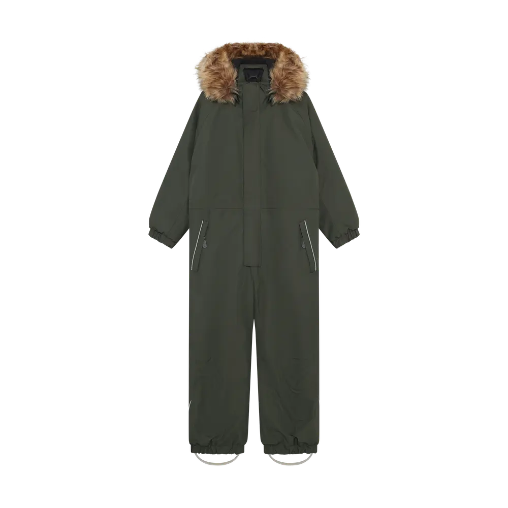 Color Kids Vinteroverall M. Fake Fur - Kambaba - 116