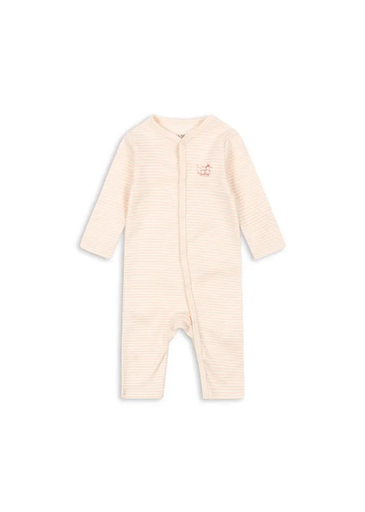 Fanga Fio Jumpsuit - Tea Stripe Cameo - 6 MDR. | Barnkläder - Bodys & overaller - Jumpsuit utan fot | BabyMode