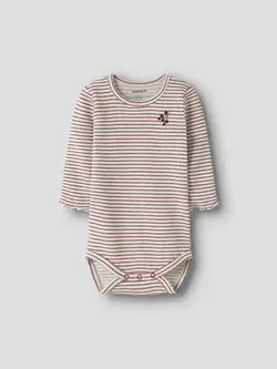 Bripa Långärmad Body - Oxblood Red | Kläder - Set & Multipack - Bodys | BabyMode