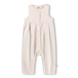 Freja Hängselbyxor - Cloud Pink Stripe