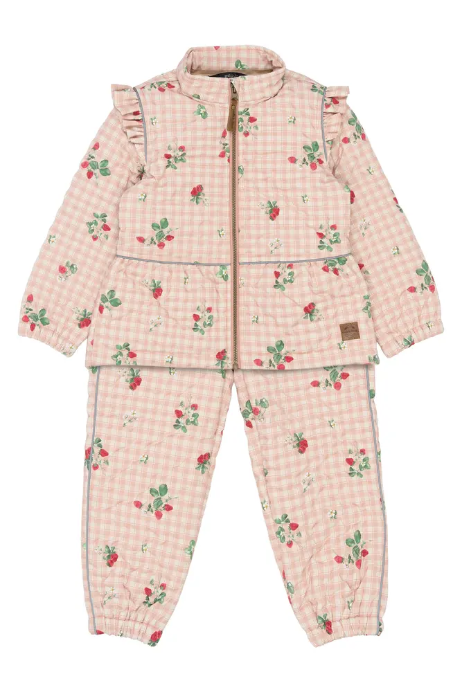 Thermo Set m. Tryck - Strawberry AOP - 98 | Barnkläder - Ytterplagg - Termokläder | BabyMode