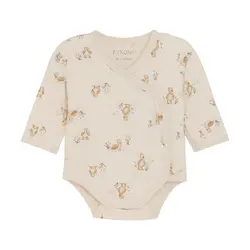 Långärmad Omlottbody AOP - Doe | Kläder - Prematurkläder | BabyMode