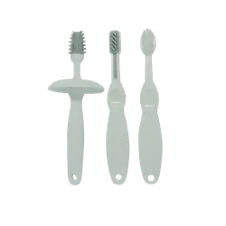 Tandborste-kit 3 Delar - Grå | Baby & Barn - Sköta - Hälsa & hygien | BabyMode