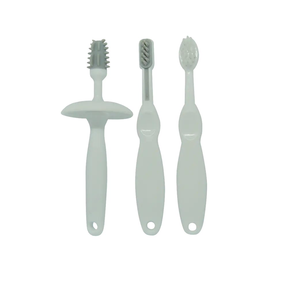 Tandborste-kit 3 Delar - Grå | Baby & Barn - Sköta - Hälsa & hygien | BabyMode