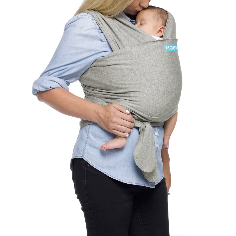 Moby Classic Bärsjal - Grey | Baby & Barn - Bärselar & bärsjalar - Bärsjalar | BabyMode