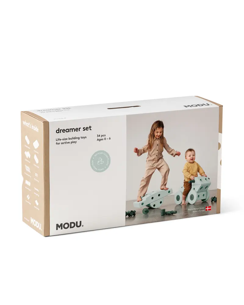 Dreamer Byggsats - Ocean Mint/Forest Green | Leksaker - Aktivitetsleksaker - Motorikleksaker | BabyMode