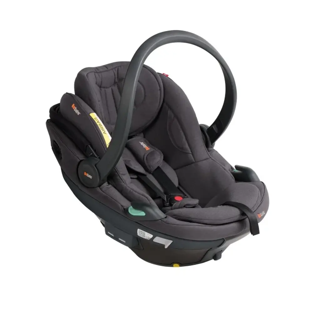 BeSafe Go Beyond² Babyskydd - Dark Grey Mélange | Bilbarnstolar - Babyskydd 0-13 Kg | BabyMode