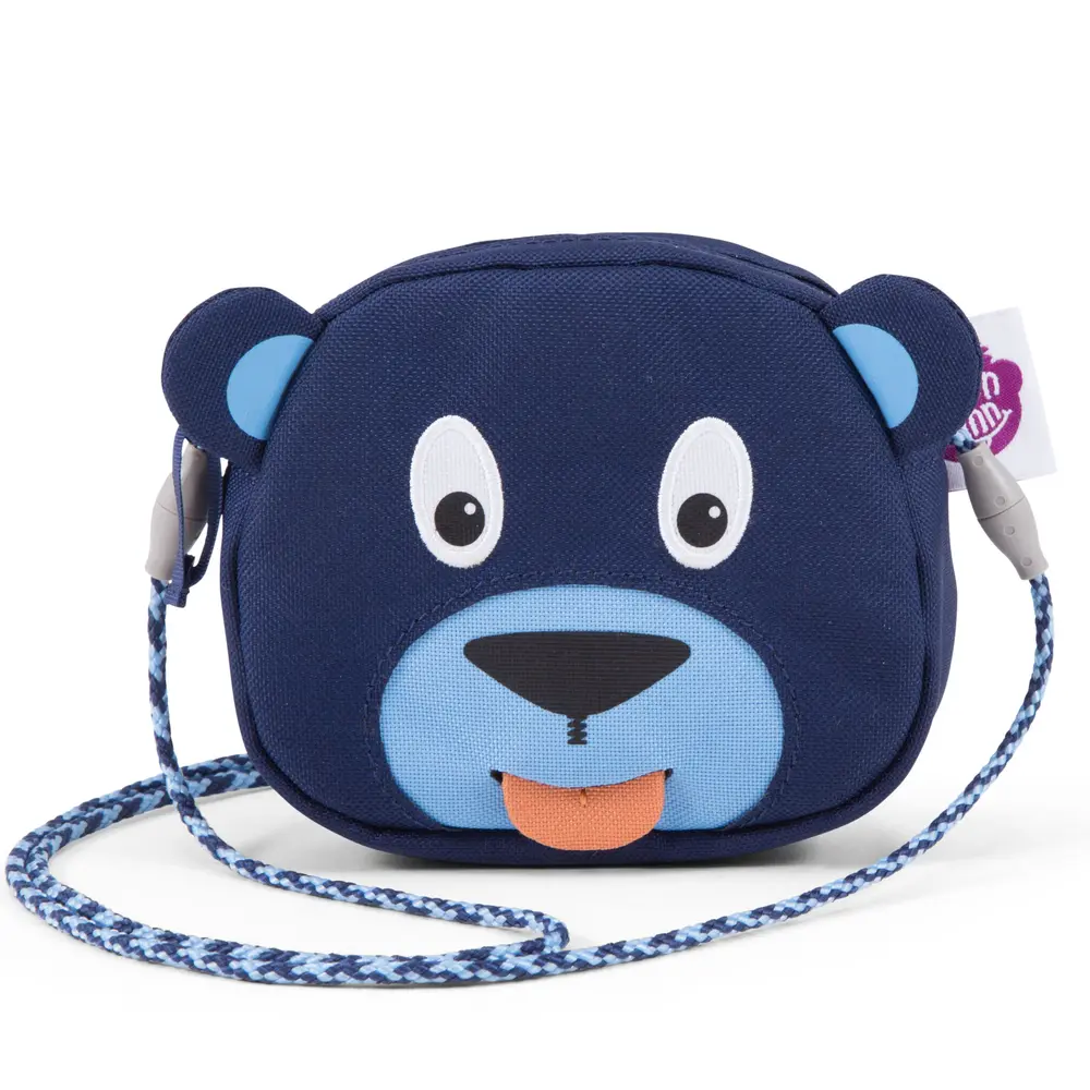 Affenzahn Wallet Bear - Bear - ONESIZE | Barnkläder - Tillbehör accessoarer - Ryggsäckar & väskor | BabyMode