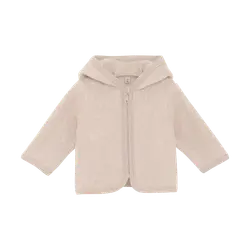 Jacka m. Öron, bomullsfleece - Camel Melange | Kläder - Ytterplagg - Softshell & fleece - Fleece | BabyMode