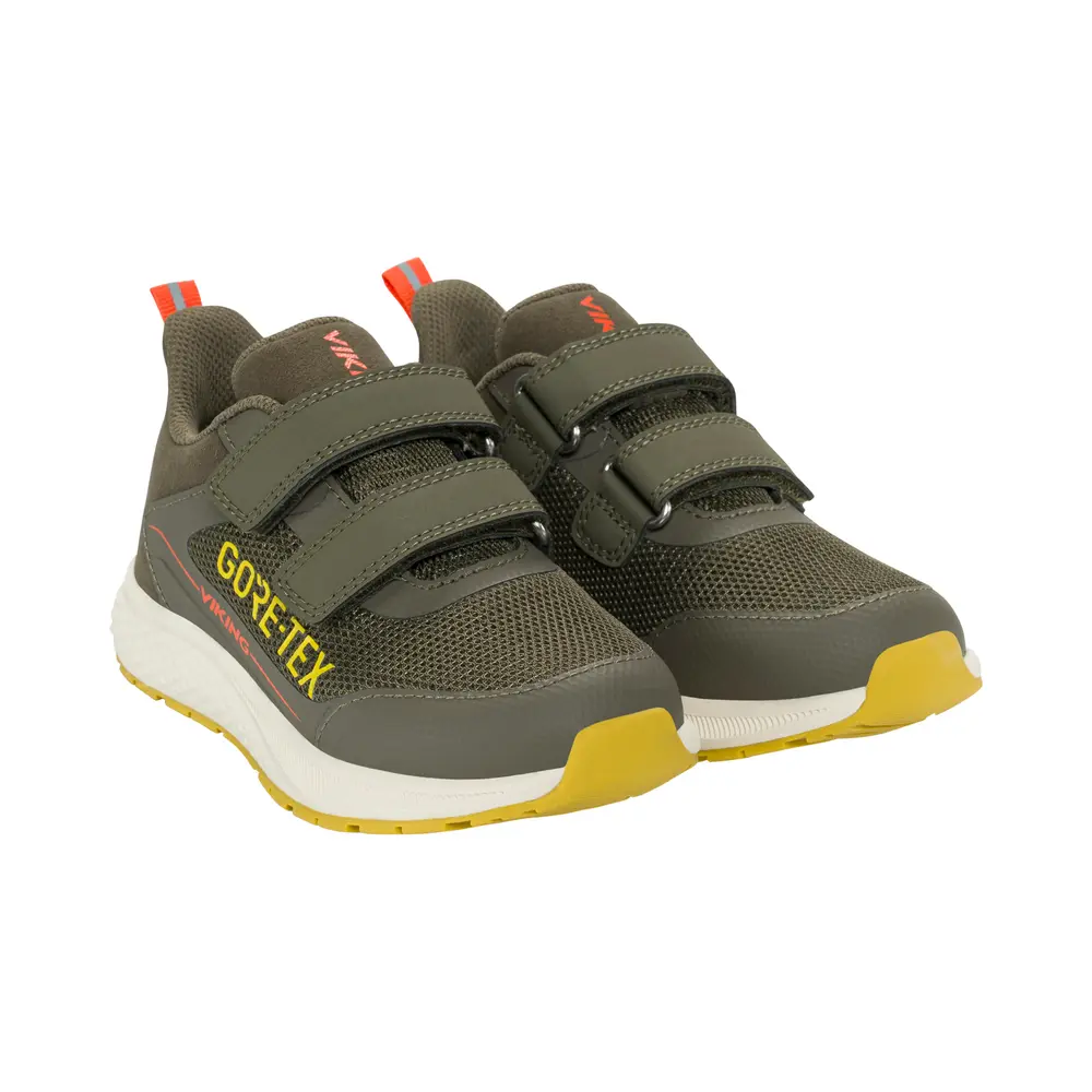Bouncy GTX 2V - Olive - 23 | Barnskor - Sneakers - Sneakers med kardborre | BabyMode