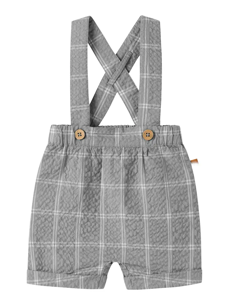 Filipe Shorts - Ultimate Grey - 68 | Barnkläder - Underdelar - Hängsel & jumpsuits | BabyMode