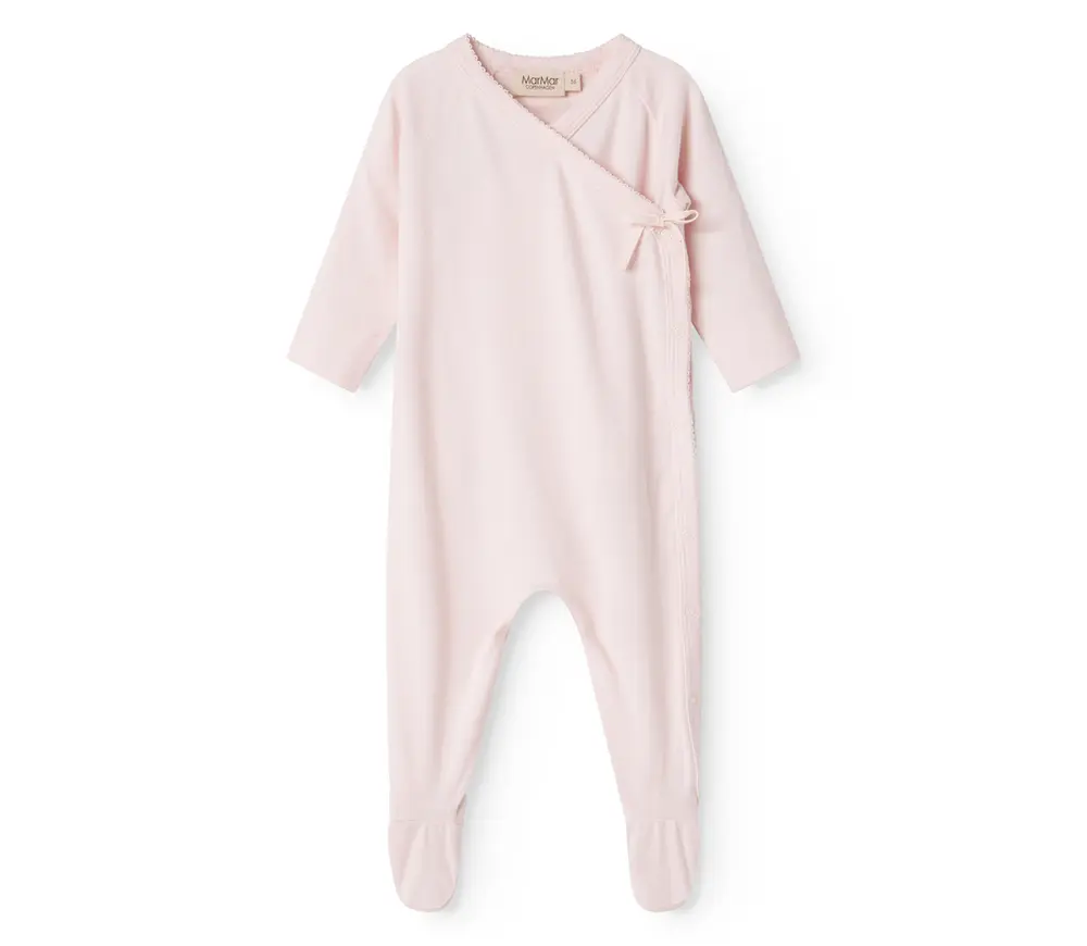 Jumpsuit Rubetta - Rosa - 68 | Barnkläder - Bodys & overaller - Jumpsuit med fot | BabyMode