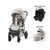 Smile 5Z Lux Duovagn + Baby-Safe Core - Soft Taupe/Space Black