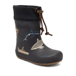 Termostövlar - Deep Blue Shark | Skor - Fodrade stövlar - Långa vinterstövlar | BabyMode