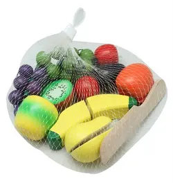 Blandade Frukter i Nät | Leksaker - Köksleksaker & hemmalek - Köksleksaker - Leksaksmat | BabyMode