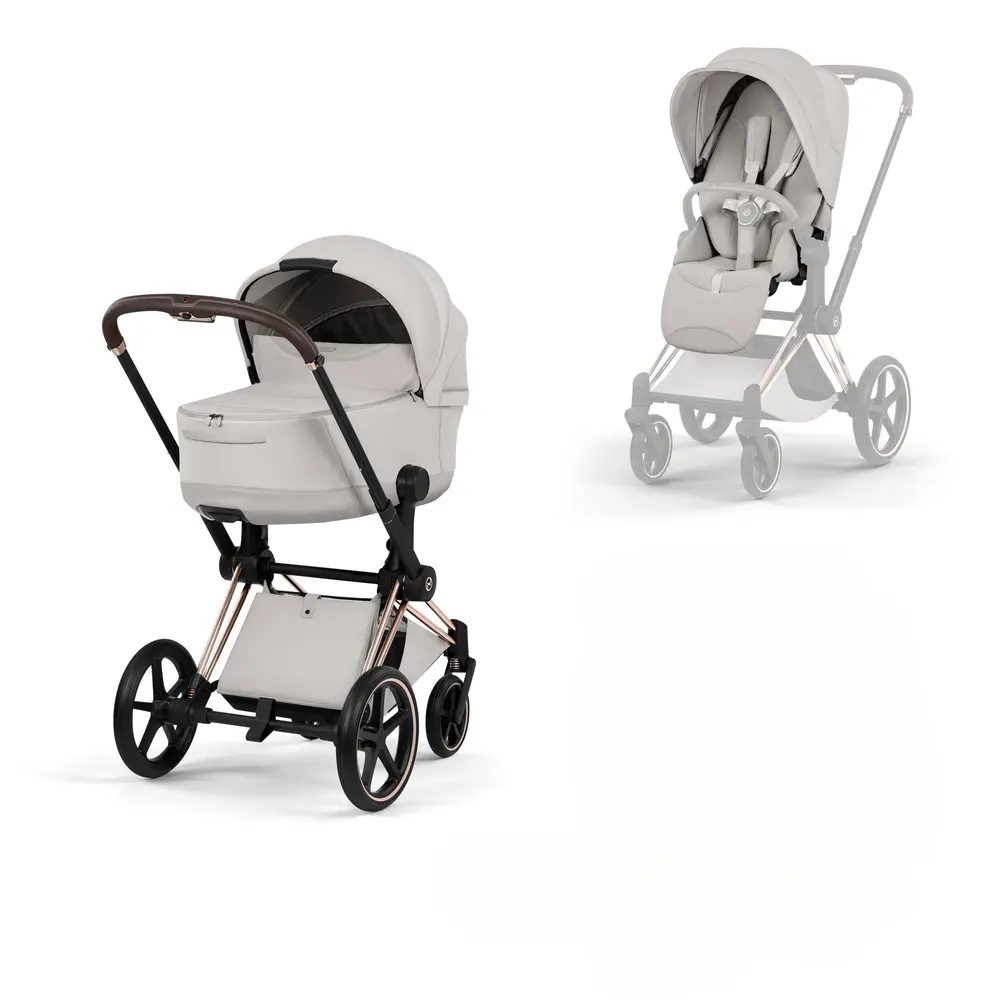 Cybex Priam Style Sittvagn - Peach Pink/Rosegold