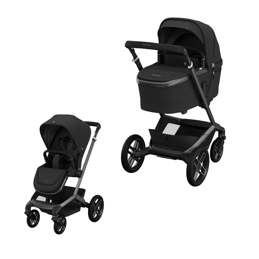 Maxi-Cosi Fame Duovagn - Twillic Black | Barnvagnar - Duovagnar - Alla duovagnar | BabyMode