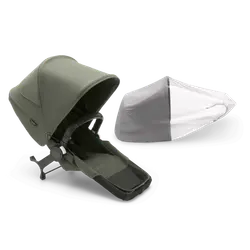 Donkey 5 Duo Extension Complete - Forest Green | Barnvagnar - Syskon- & tvillingvagnar - Tillbehör till syskonvagnar | BabyMode