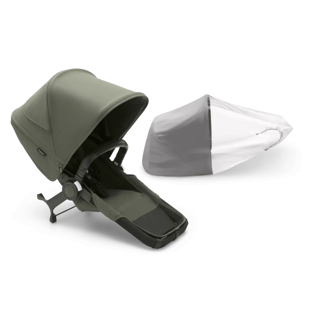 Bugaboo Donkey 5 Extension Complete - Forest Green | Barnvagnar - Syskon- & tvillingvagnar - Tillbehör till syskonvagnar | BabyMode