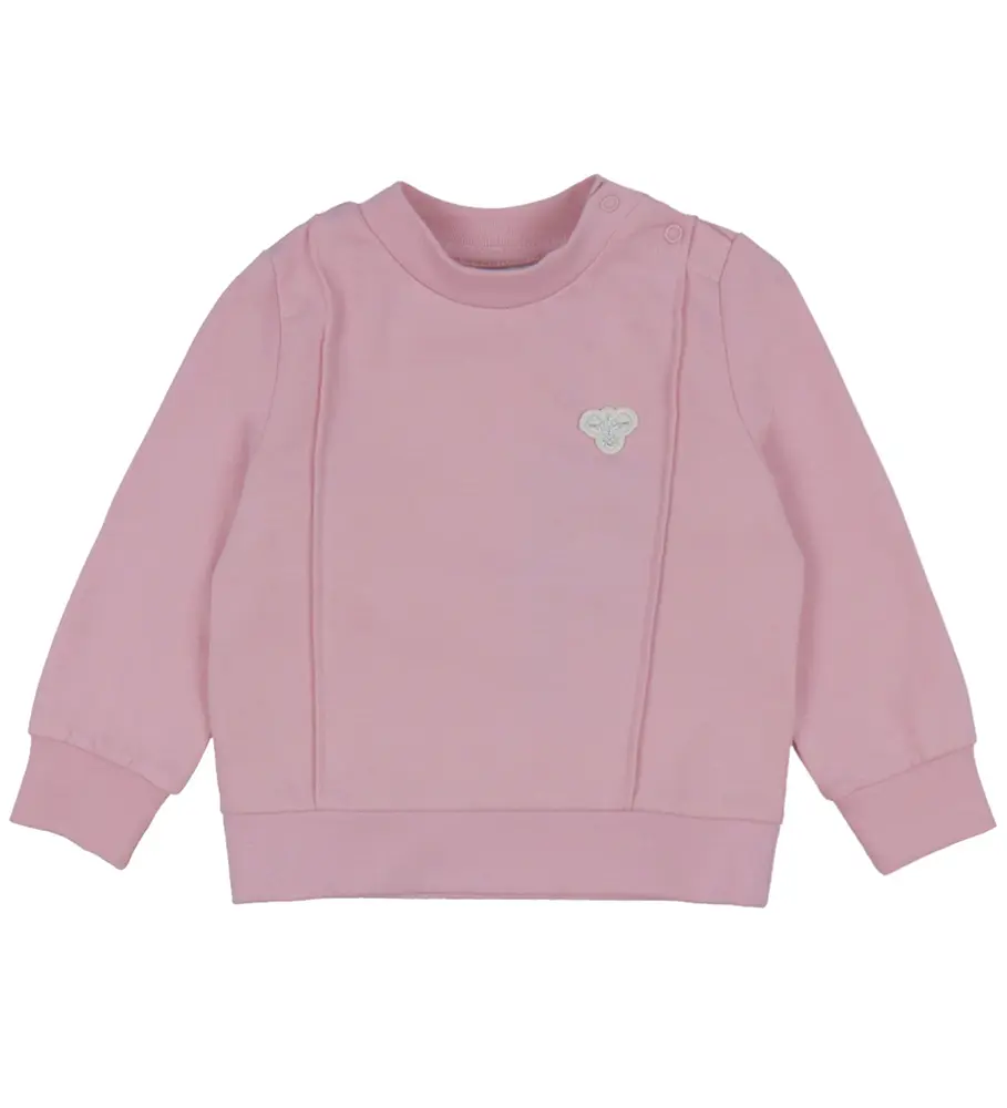Pintuck Sweatshirt - Pink Nectar - 74
