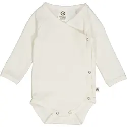Långärmad Omlottbody - Balsam Cream | Kläder - Bodys & overaller - Omlottbody | BabyMode