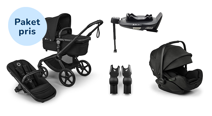 Paket: Bugaboo Fox 5 Renew med Otter by Nuna inkl. bas & adapter