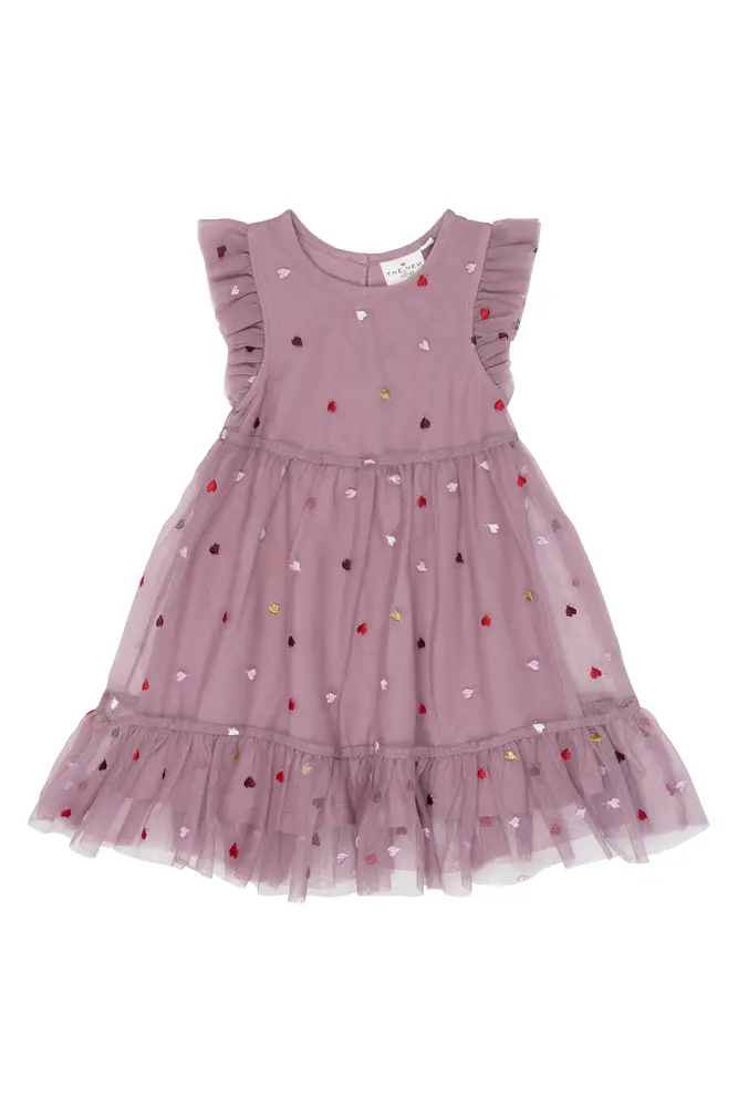 The New Siblings Vadia Mesh Klänning - Elderberry - 80