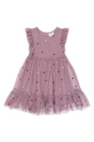 The New Siblings Vadia Mesh Klänning - Elderberry
