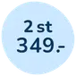 2 st för 349 kr
