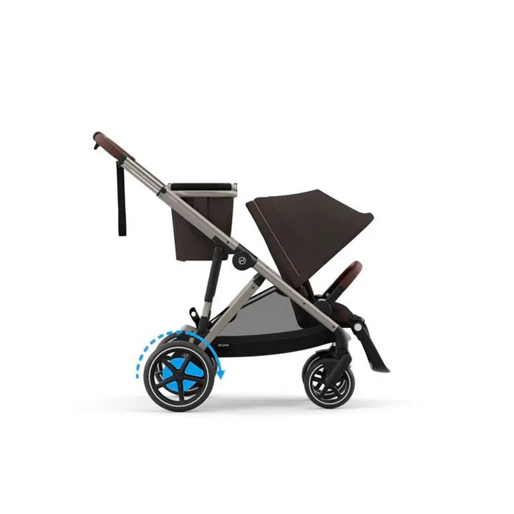 Cybex e-Gazelle S Sittvagn Chocolate Brown