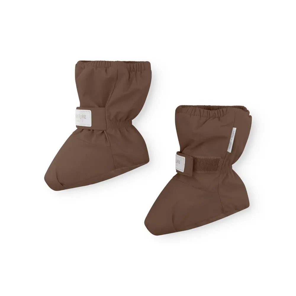 Mini A Ture Matwinn Fleecefodrade Överdragstossor - Chestnut Brown - 6-12 MDR.