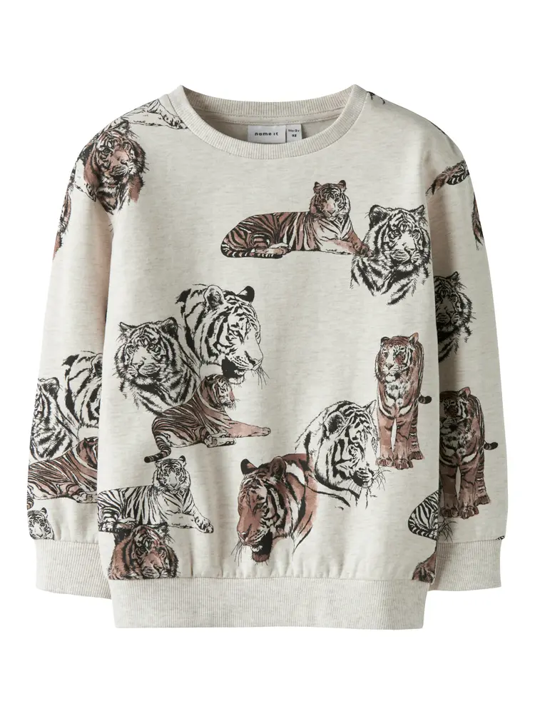 Thorne Sweatshirt - Peyote melange - 98 | Barnkläder - Toppar - Koftor, västar & tröjor | BabyMode